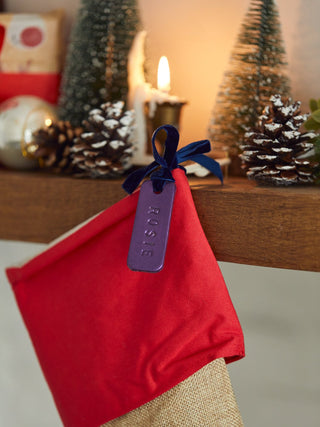 Christmas Stocking Leather Tag