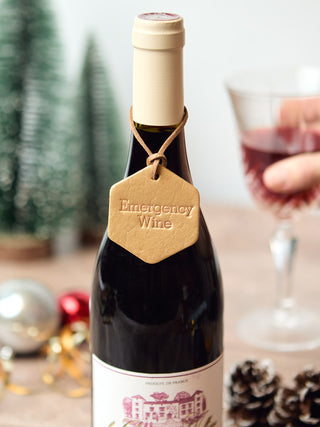 Emergency Hexagon Wine Label
