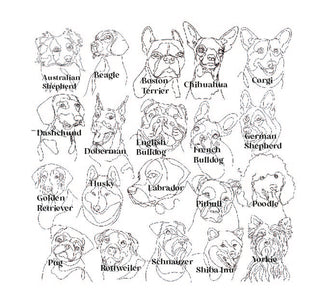 Dog Breed Personalised Wooden Coaster