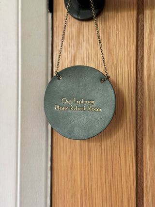 Leather Door Hanger Labels