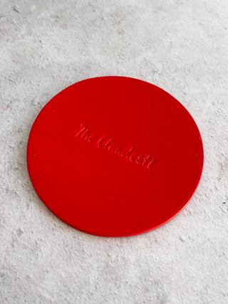 Corporate Coaster Leather Sample