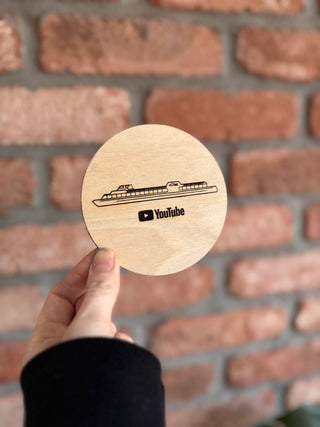 Wooden Bespoke Coaster - Perfect for Events