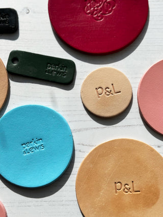 Debossed Logo on a Coaster