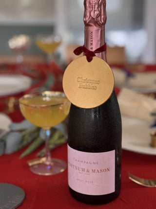 Large Luxury Leather Bottle Tag