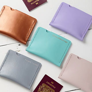 Personalised Hand Painted Passport Holder