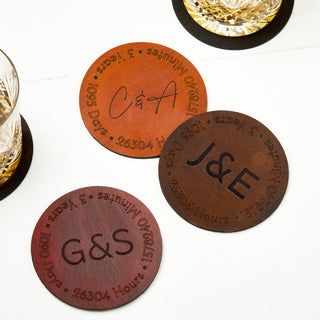 Personalised 3rd Anniversary Coaster