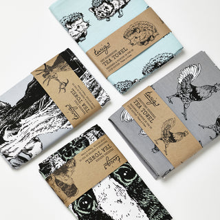 Yawning Stag Tea Towel