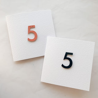 Personalised 5th Birthday Card