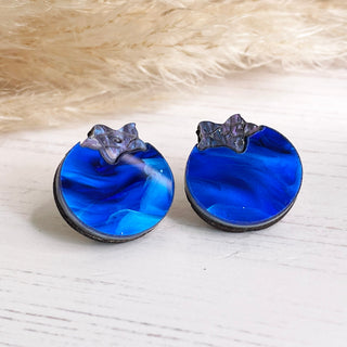 Blueberry Earring Studs by Bright Smoke