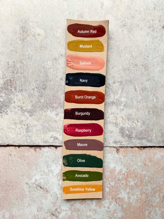 Hand stamped Leather Coaster