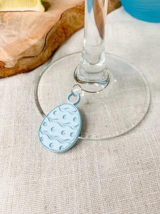 duck egg blue easter charm
