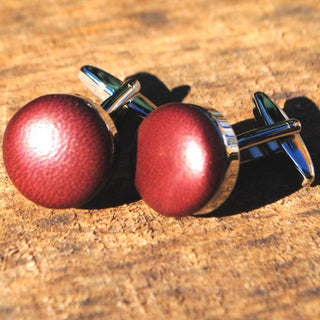 Ox blood heavy weight cufflinks