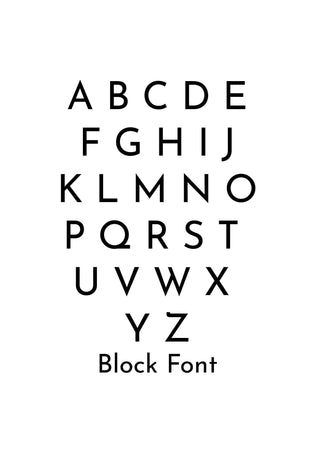 Block font laser engraved leather coasters, perfect anniversary gift.