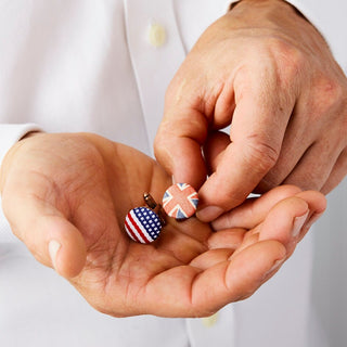 Stars and Stripes, American Flag Cufflinks