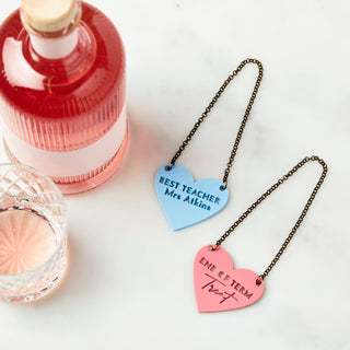 Gifts for Teachers. Thank You Bottle Tag, End of Term gift