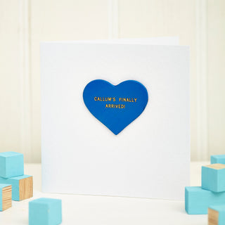 New Baby Announcement Card- Boy