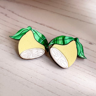 Lemon Earring Studs by Bright Smoke