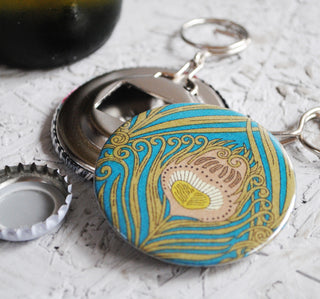 Peacock Bottle opener and Keyring