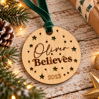 My First Christmas Wooden Christmas Decoration