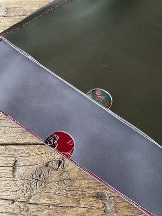 Limited Edition Silk Lined Leather Vinyl Sleeve