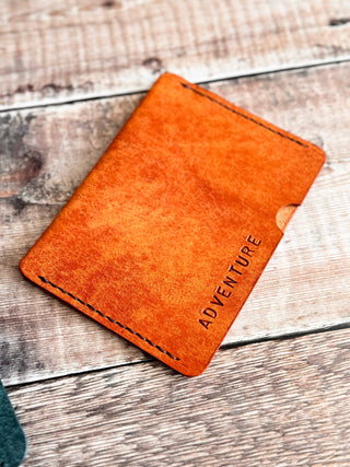 Handmade Italian Pueblo Leather Passport Cover. Personalised and Stamped by Hand for Unique Travel Style